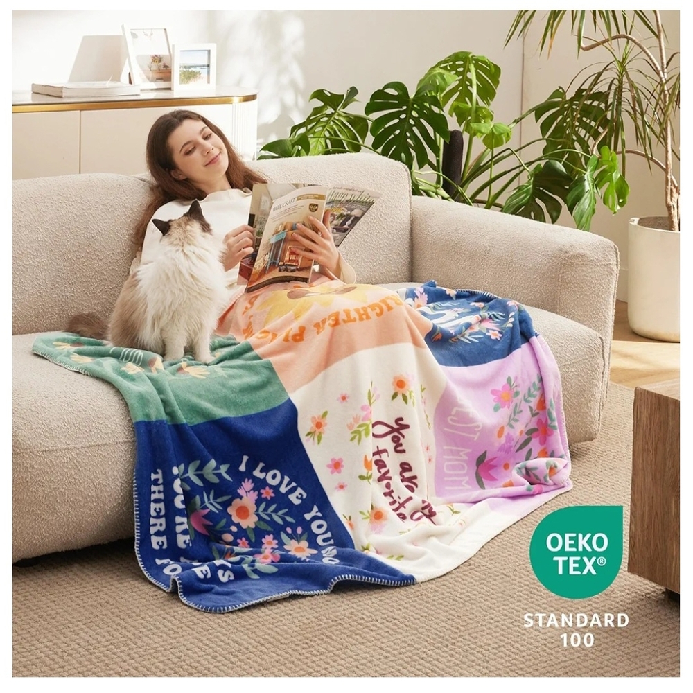Colorful Patchwork Blanket